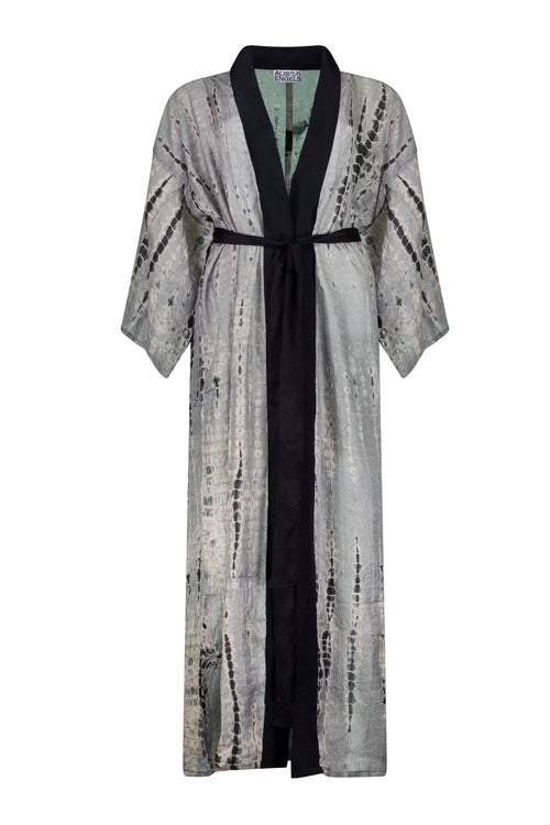 recycled silk kimono