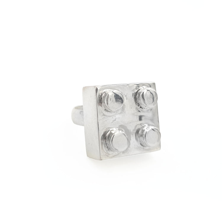 DUPLO ring in Silver