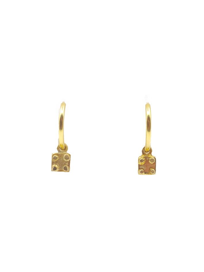 duplo earrings gold plated