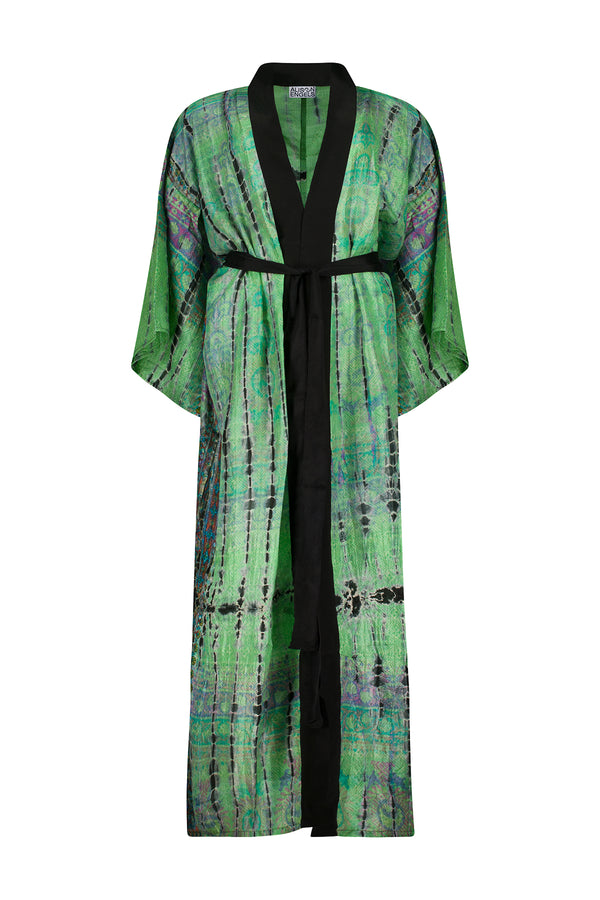 kimono 1 - psych green