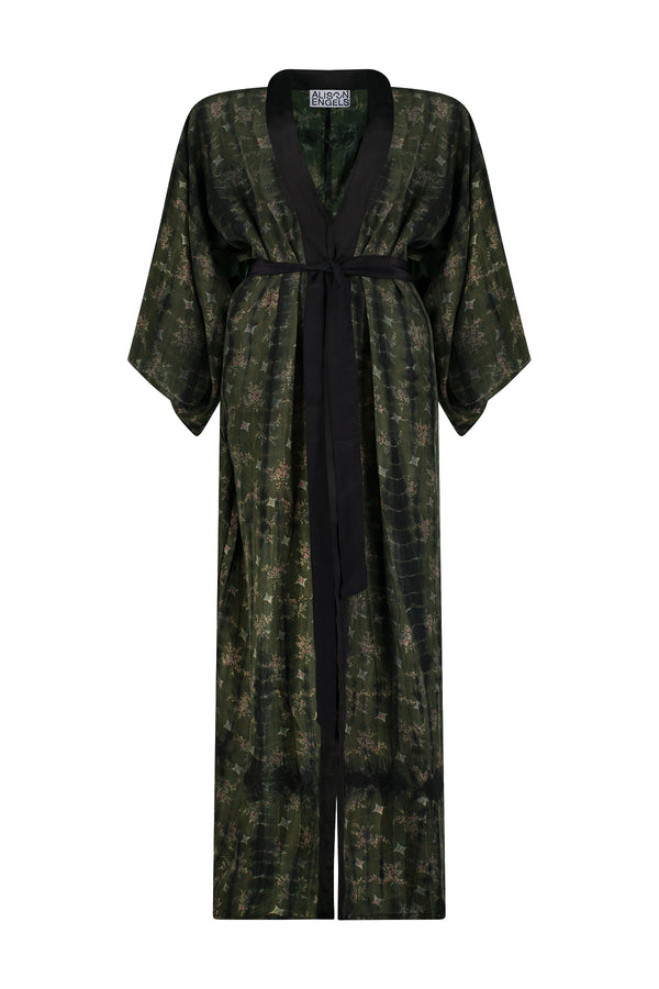 kimono 1 - SOLD OUT kaki tye dye print