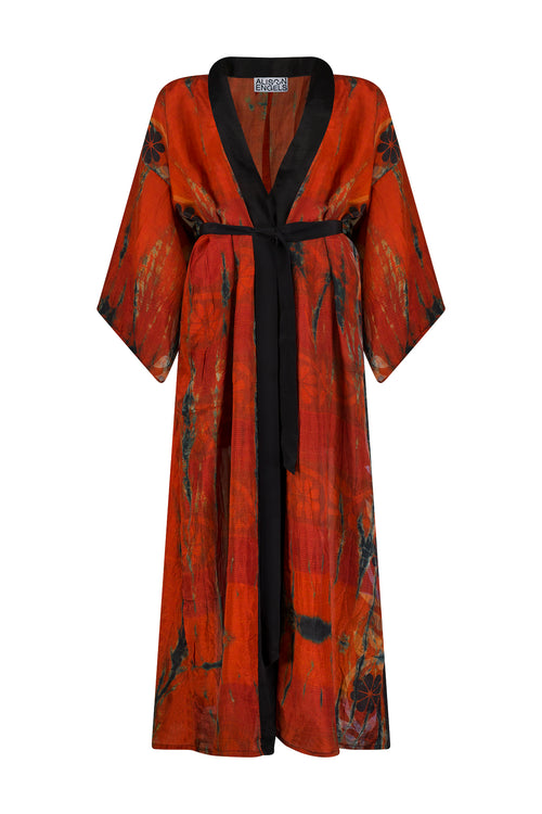 kimono 1 - deep red