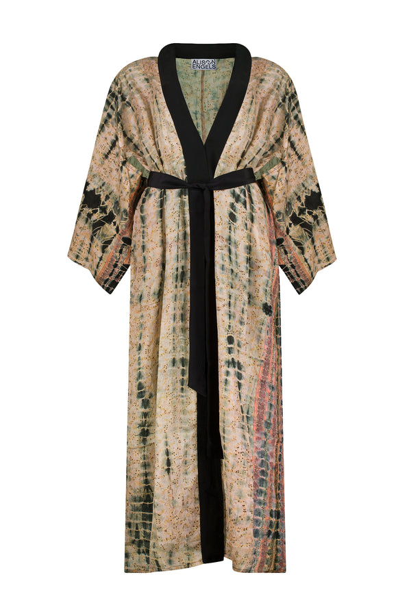 kimono 1 - salmon with a touch of red - SOLD OUT